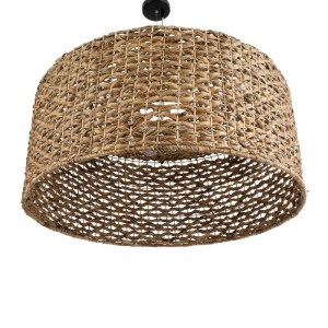 glo-01850-01850_6 GLOBOSTAR® MANGATA 01850 BOHO ΚΡΕΜΑΣΤΟ ΦΩΤΙΣΤΙΚΟ ΚΑΜΠΑΝΑ ΜΟΝΟΦΩΤΟ 1 X E27 IP20 ΚΑΦΕ ΞΥΛΟ -