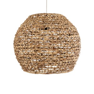 glo-01851-01851_5 GLOBOSTAR® MANGATA 01851 BOHO ΚΡΕΜΑΣΤΟ ΦΩΤΙΣΤΙΚΟ ΚΑΜΠΑΝΑ ΜΟΝΟΦΩΤΟ 1 X E27 IP20 ΚΑΦΕ ΞΥΛΟ -