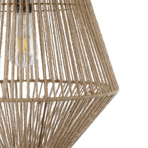 glo-01853-01853_8 GLOBOSTAR® CAYMAN 01853 BOHO ΚΡΕΜΑΣΤΟ ΦΩΤΙΣΤΙΚΟ ΠΛΕΓΜΑ ΜΟΝΟΦΩΤΟ 1 X E27 IP20 ΜΠΕΖ ΣΧΟΙΝΙ -