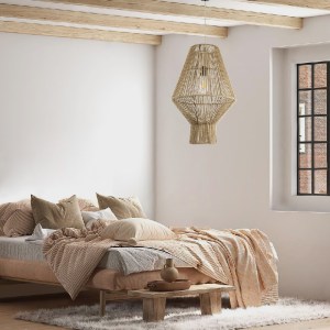 glo-01853-post_253 GLOBOSTAR® CAYMAN 01853 BOHO ΚΡΕΜΑΣΤΟ ΦΩΤΙΣΤΙΚΟ ΠΛΕΓΜΑ ΜΟΝΟΦΩΤΟ 1 X E27 IP20 ΜΠΕΖ ΣΧΟΙΝΙ -