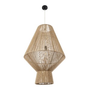 glo-01854-01854_4 GLOBOSTAR® CAYMAN 01854 BOHO ΚΡΕΜΑΣΤΟ ΦΩΤΙΣΤΙΚΟ ΠΛΕΓΜΑ ΜΟΝΟΦΩΤΟ 1 X E27 IP20 ΜΠΕΖ ΣΧΟΙΝΙ -