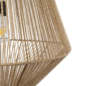 glo-01854-01854_8 GLOBOSTAR® CAYMAN 01854 BOHO ΚΡΕΜΑΣΤΟ ΦΩΤΙΣΤΙΚΟ ΠΛΕΓΜΑ ΜΟΝΟΦΩΤΟ 1 X E27 IP20 ΜΠΕΖ ΣΧΟΙΝΙ -
