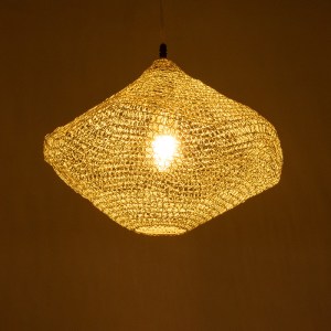 glo-01862-01862_3 GLOBOSTAR® KENTUCKY 01862 VINTAGE ΚΡΕΜΑΣΤΟ ΦΩΤΙΣΤΙΚΟ ΠΛΕΓΜΑ ΜΟΝΟΦΩΤΟ 1 X E27 IP20 ΜΠΕΖ ΜΕΤ