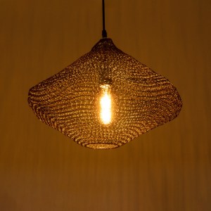 glo-01863-01863_3 GLOBOSTAR® KENTUCKY 01863 VINTAGE ΚΡΕΜΑΣΤΟ ΦΩΤΙΣΤΙΚΟ ΠΛΕΓΜΑ ΜΟΝΟΦΩΤΟ 1 X E27 IP20 ΚΑΦΕ ΜΕΤ