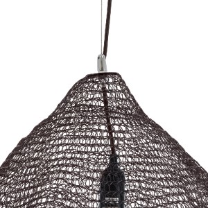 glo-01867-01867_8 GLOBOSTAR® KENTUCKY 01867 VINTAGE ΚΡΕΜΑΣΤΟ ΦΩΤΙΣΤΙΚΟ ΠΛΕΓΜΑ ΜΟΝΟΦΩΤΟ 1 X E27 IP20 ΚΑΦΕ ΜΕΤ