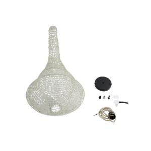 glo-01871-01871_011 GLOBOSTAR® KENTUCKY 01871 VINTAGE ΚΡΕΜΑΣΤΟ ΦΩΤΙΣΤΙΚΟ ΠΛΕΓΜΑ ΜΟΝΟΦΩΤΟ 1 X E27 IP20 ΜΠΕΖ ΜΕΤ