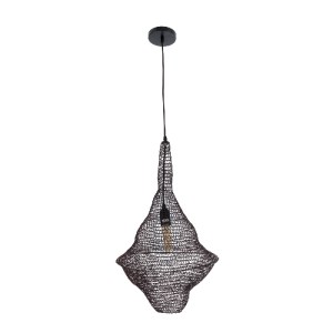 glo-01872-01872_4 GLOBOSTAR® KENTUCKY 01872 VINTAGE ΚΡΕΜΑΣΤΟ ΦΩΤΙΣΤΙΚΟ ΠΛΕΓΜΑ ΜΟΝΟΦΩΤΟ 1 X E27 IP20 ΚΑΦΕ ΜΕΤ