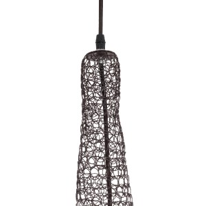 glo-01875-01875_8 GLOBOSTAR® KENTUCKY 01875 VINTAGE ΚΡΕΜΑΣΤΟ ΦΩΤΙΣΤΙΚΟ ΠΛΕΓΜΑ ΜΟΝΟΦΩΤΟ 1 X E27 IP20 ΚΑΦΕ ΜΕΤ