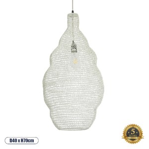 glo-01895-01895_0 GLOBOSTAR® KENTUCKY 01895 VINTAGE ΚΡΕΜΑΣΤΟ ΦΩΤΙΣΤΙΚΟ ΠΛΕΓΜΑ ΜΟΝΟΦΩΤΟ 1 X E27 IP20 ΜΠΕΖ ΜΕΤ
