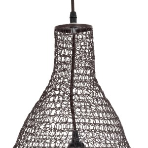 glo-01896-01896_8 GLOBOSTAR® KENTUCKY 01896 VINTAGE ΚΡΕΜΑΣΤΟ ΦΩΤΙΣΤΙΚΟ ΠΛΕΓΜΑ ΜΟΝΟΦΩΤΟ 1 X E27 IP20 ΚΑΦΕ ΜΕΤ