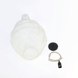 glo-01898-01898_10 GLOBOSTAR® KENTUCKY 01898 VINTAGE ΚΡΕΜΑΣΤΟ ΦΩΤΙΣΤΙΚΟ ΠΛΕΓΜΑ ΜΟΝΟΦΩΤΟ 1 X E27 IP20 ΜΠΕΖ ΜΕΤ