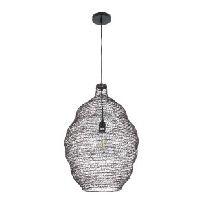glo-01899-01899_4 GLOBOSTAR® KENTUCKY 01899 VINTAGE ΚΡΕΜΑΣΤΟ ΦΩΤΙΣΤΙΚΟ ΠΛΕΓΜΑ ΜΟΝΟΦΩΤΟ 1 X E27 IP20 ΚΑΦΕ ΜΕΤ