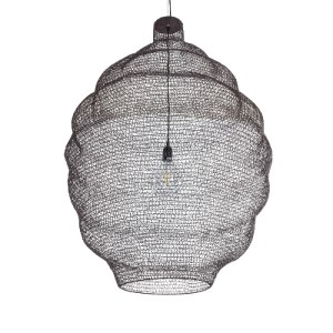 glo-01902-01902_6 GLOBOSTAR® KENTUCKY 01902 VINTAGE ΚΡΕΜΑΣΤΟ ΦΩΤΙΣΤΙΚΟ ΠΛΕΓΜΑ ΜΟΝΟΦΩΤΟ 1 X E27 IP20 ΚΑΦΕ ΜΕΤ