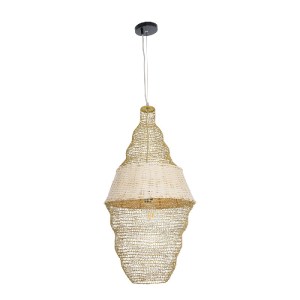 glo-01910-01910_4 GLOBOSTAR® KENTUCKY 01910 VINTAGE ΚΡΕΜΑΣΤΟ ΦΩΤΙΣΤΙΚΟ ΠΛΕΓΜΑ ΜΟΝΟΦΩΤΟ 1 X E27 IP20 ΜΠΕΖ ΜΕΤ