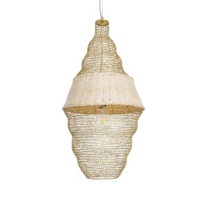 glo-01910-01910_5 GLOBOSTAR® KENTUCKY 01910 VINTAGE ΚΡΕΜΑΣΤΟ ΦΩΤΙΣΤΙΚΟ ΠΛΕΓΜΑ ΜΟΝΟΦΩΤΟ 1 X E27 IP20 ΜΠΕΖ ΜΕΤ