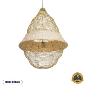 glo-01911-01911_0 GLOBOSTAR® KENTUCKY 01911 VINTAGE ΚΡΕΜΑΣΤΟ ΦΩΤΙΣΤΙΚΟ ΠΛΕΓΜΑ ΜΟΝΟΦΩΤΟ 1 X E27 IP20 ΜΠΕΖ ΜΕΤ