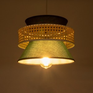 glo-01915-01915_3 GLOBOSTAR® SAIGE 01915 BOHO ΚΡΕΜΑΣΤΟ ΦΩΤΙΣΤΙΚΟ ΠΛΕΓΜΑ ΜΟΝΟΦΩΤΟ 1 X E27 IP20 ΜΠΕΖ ΞΥΛΟ ΜΕ Μ