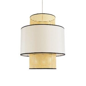 glo-01917-01917_2 GLOBOSTAR® SAIGE 01917 BOHO ΚΡΕΜΑΣΤΟ ΦΩΤΙΣΤΙΚΟ ΠΛΕΓΜΑ ΜΟΝΟΦΩΤΟ 1 X E27 IP20 ΜΠΕΖ ΞΥΛΟ ΜΕ Μ