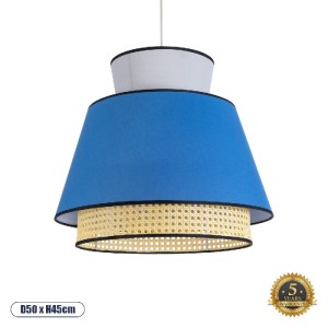 glo-01918-01918_0 GLOBOSTAR® SAIGE 01918 BOHO ΚΡΕΜΑΣΤΟ ΦΩΤΙΣΤΙΚΟ ΠΛΕΓΜΑ ΜΟΝΟΦΩΤΟ 1 X E27 IP20 ΜΠΕΖ ΞΥΛΟ ΜΕ Μ