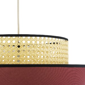 glo-01919-01919_9 GLOBOSTAR® SAIGE 01919 BOHO ΚΡΕΜΑΣΤΟ ΦΩΤΙΣΤΙΚΟ ΠΛΕΓΜΑ ΜΟΝΟΦΩΤΟ 1 X E27 IP20 ΜΠΕΖ ΞΥΛΟ ΜΕ Κ