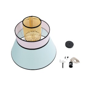 glo-01920-01920_10 GLOBOSTAR® SAIGE 01920 BOHO ΚΡΕΜΑΣΤΟ ΦΩΤΙΣΤΙΚΟ ΠΛΕΓΜΑ ΜΟΝΟΦΩΤΟ 1 X E27 IP20 ΜΠΕΖ ΞΥΛΟ ΜΕ Π