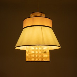 glo-01920-01920_3 GLOBOSTAR® SAIGE 01920 BOHO ΚΡΕΜΑΣΤΟ ΦΩΤΙΣΤΙΚΟ ΠΛΕΓΜΑ ΜΟΝΟΦΩΤΟ 1 X E27 IP20 ΜΠΕΖ ΞΥΛΟ ΜΕ Π