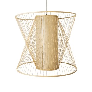 glo-01926-01926_4 GLOBOSTAR® HIBISCUS 01926 BOHO ΚΡΕΜΑΣΤΟ ΦΩΤΙΣΤΙΚΟ ΠΛΕΓΜΑ ΜΟΝΟΦΩΤΟ 1 X E27 IP20 ΜΠΕΖ ΞΥΛΟ -