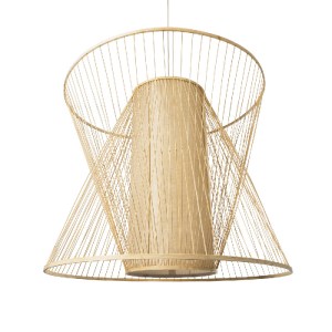 glo-01926-01926_5 GLOBOSTAR® HIBISCUS 01926 BOHO ΚΡΕΜΑΣΤΟ ΦΩΤΙΣΤΙΚΟ ΠΛΕΓΜΑ ΜΟΝΟΦΩΤΟ 1 X E27 IP20 ΜΠΕΖ ΞΥΛΟ -