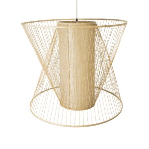 glo-01926-01926_6 GLOBOSTAR® HIBISCUS 01926 BOHO ΚΡΕΜΑΣΤΟ ΦΩΤΙΣΤΙΚΟ ΠΛΕΓΜΑ ΜΟΝΟΦΩΤΟ 1 X E27 IP20 ΜΠΕΖ ΞΥΛΟ -