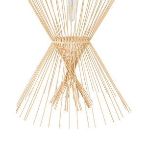 glo-01928-01928_9 GLOBOSTAR® YOSHI 01928 BOHO ΚΡΕΜΑΣΤΟ ΦΩΤΙΣΤΙΚΟ ΠΛΕΓΜΑ ΜΟΝΟΦΩΤΟ 1 X E27 IP20 ΜΠΕΖ ΞΥΛΟ - Μ3