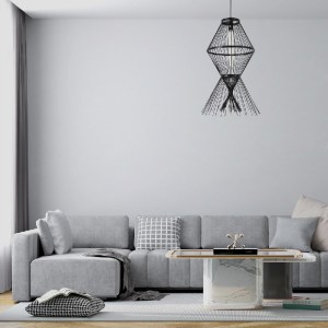 glo-01929-post_247 GLOBOSTAR® YOSHI 01929 BOHO ΚΡΕΜΑΣΤΟ ΦΩΤΙΣΤΙΚΟ ΠΛΕΓΜΑ ΜΟΝΟΦΩΤΟ 1 X E27 IP20 ΜΑΥΡΟ ΞΥΛΟ - Μ