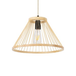 glo-01930-01930_2 GLOBOSTAR® TYGEE 01930 BOHO ΚΡΕΜΑΣΤΟ ΦΩΤΙΣΤΙΚΟ ΠΛΕΓΜΑ ΜΟΝΟΦΩΤΟ 1 X E27 IP20 ΜΠΕΖ ΞΥΛΟ - Μ3