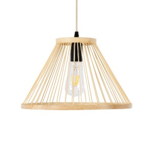 glo-01930-01930_5 GLOBOSTAR® TYGEE 01930 BOHO ΚΡΕΜΑΣΤΟ ΦΩΤΙΣΤΙΚΟ ΠΛΕΓΜΑ ΜΟΝΟΦΩΤΟ 1 X E27 IP20 ΜΠΕΖ ΞΥΛΟ - Μ3