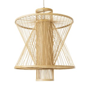 glo-01931-01931_2 GLOBOSTAR® HIBISCUS 01931 BOHO ΚΡΕΜΑΣΤΟ ΦΩΤΙΣΤΙΚΟ ΠΛΕΓΜΑ ΜΟΝΟΦΩΤΟ 1 X E27 IP20 ΜΠΕΖ ΞΥΛΟ -