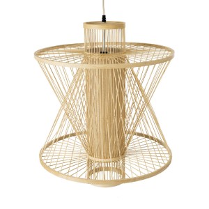 glo-01931-01931_6 GLOBOSTAR® HIBISCUS 01931 BOHO ΚΡΕΜΑΣΤΟ ΦΩΤΙΣΤΙΚΟ ΠΛΕΓΜΑ ΜΟΝΟΦΩΤΟ 1 X E27 IP20 ΜΠΕΖ ΞΥΛΟ -