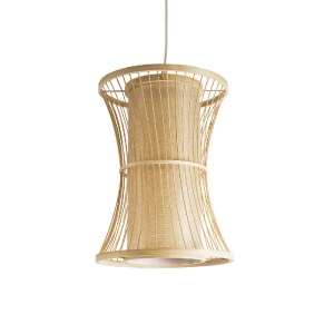 glo-01932-01932_2 GLOBOSTAR® HIBISCUS 01932 BOHO ΚΡΕΜΑΣΤΟ ΦΩΤΙΣΤΙΚΟ ΠΛΕΓΜΑ ΜΟΝΟΦΩΤΟ 1 X E27 IP20 ΜΠΕΖ ΞΥΛΟ -