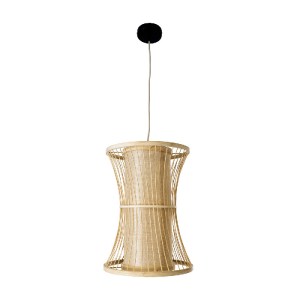 glo-01932-01932_4 GLOBOSTAR® HIBISCUS 01932 BOHO ΚΡΕΜΑΣΤΟ ΦΩΤΙΣΤΙΚΟ ΠΛΕΓΜΑ ΜΟΝΟΦΩΤΟ 1 X E27 IP20 ΜΠΕΖ ΞΥΛΟ -