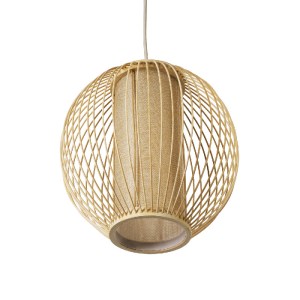 glo-01934-01934_5 GLOBOSTAR® HIBISCUS 01934 BOHO ΚΡΕΜΑΣΤΟ ΦΩΤΙΣΤΙΚΟ ΠΛΕΓΜΑ ΜΟΝΟΦΩΤΟ 1 X E27 IP20 ΜΠΕΖ ΞΥΛΟ -