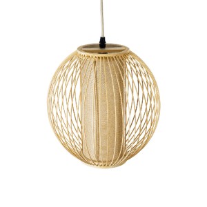 glo-01934-01934_6 GLOBOSTAR® HIBISCUS 01934 BOHO ΚΡΕΜΑΣΤΟ ΦΩΤΙΣΤΙΚΟ ΠΛΕΓΜΑ ΜΟΝΟΦΩΤΟ 1 X E27 IP20 ΜΠΕΖ ΞΥΛΟ -