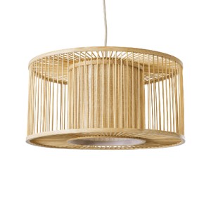 glo-01935-01935_2 GLOBOSTAR® HIBISCUS 01935 BOHO ΚΡΕΜΑΣΤΟ ΦΩΤΙΣΤΙΚΟ ΠΛΕΓΜΑ ΜΟΝΟΦΩΤΟ 1 X E27 IP20 ΜΠΕΖ ΞΥΛΟ -