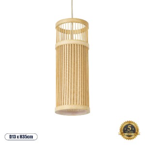 glo-01937-01937_0 GLOBOSTAR® HIBISCUS 01937 BOHO ΚΡΕΜΑΣΤΟ ΦΩΤΙΣΤΙΚΟ ΟΡΟΦΗΣ ΜΕ ΝΤΟΥΙ 1 X E27 AC 220-240V IP20