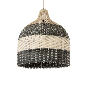 glo-01944-01944_2 GLOBOSTAR® BARBADOS 01944 BOHO ΚΡΕΜΑΣΤΟ ΦΩΤΙΣΤΙΚΟ ΚΑΜΠΑΝΑ ΜΟΝΟΦΩΤΟ 1 X E27 IP20 ΜΠΕΖ & ΧΑΚ