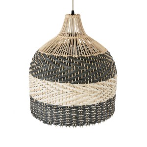 glo-01944-01944_7 GLOBOSTAR® BARBADOS 01944 BOHO ΚΡΕΜΑΣΤΟ ΦΩΤΙΣΤΙΚΟ ΚΑΜΠΑΝΑ ΜΟΝΟΦΩΤΟ 1 X E27 IP20 ΜΠΕΖ & ΧΑΚ
