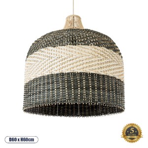 glo-01945-01945_0 GLOBOSTAR® BARBADOS 01945 BOHO ΚΡΕΜΑΣΤΟ ΦΩΤΙΣΤΙΚΟ ΚΑΜΠΑΝΑ ΜΟΝΟΦΩΤΟ 1 X E27 IP20 ΜΠΕΖ & ΧΑΚ