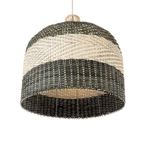 glo-01945-01945_6 GLOBOSTAR® BARBADOS 01945 BOHO ΚΡΕΜΑΣΤΟ ΦΩΤΙΣΤΙΚΟ ΚΑΜΠΑΝΑ ΜΟΝΟΦΩΤΟ 1 X E27 IP20 ΜΠΕΖ & ΧΑΚ