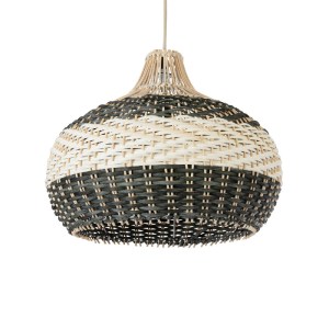 glo-01946-01946_2 GLOBOSTAR® BARBADOS 01946 BOHO ΚΡΕΜΑΣΤΟ ΦΩΤΙΣΤΙΚΟ ΚΑΜΠΑΝΑ ΜΟΝΟΦΩΤΟ 1 X E27 IP20 ΜΠΕΖ & ΧΑΚ