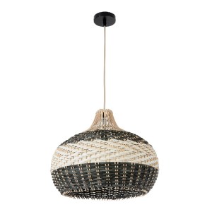 glo-01946-01946_4 GLOBOSTAR® BARBADOS 01946 BOHO ΚΡΕΜΑΣΤΟ ΦΩΤΙΣΤΙΚΟ ΚΑΜΠΑΝΑ ΜΟΝΟΦΩΤΟ 1 X E27 IP20 ΜΠΕΖ & ΧΑΚ