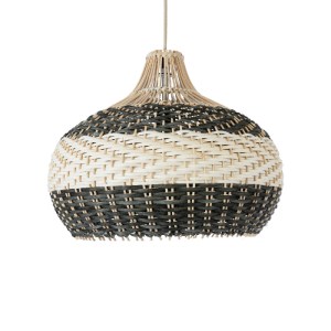 glo-01946-01946_5 GLOBOSTAR® BARBADOS 01946 BOHO ΚΡΕΜΑΣΤΟ ΦΩΤΙΣΤΙΚΟ ΚΑΜΠΑΝΑ ΜΟΝΟΦΩΤΟ 1 X E27 IP20 ΜΠΕΖ & ΧΑΚ