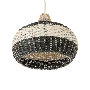 glo-01946-01946_6 GLOBOSTAR® BARBADOS 01946 BOHO ΚΡΕΜΑΣΤΟ ΦΩΤΙΣΤΙΚΟ ΚΑΜΠΑΝΑ ΜΟΝΟΦΩΤΟ 1 X E27 IP20 ΜΠΕΖ & ΧΑΚ