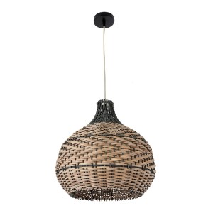 glo-01948-01948_4 GLOBOSTAR® SEYCHELLES 01948 BOHO ΚΡΕΜΑΣΤΟ ΦΩΤΙΣΤΙΚΟ ΚΑΜΠΑΝΑ ΜΟΝΟΦΩΤΟ 1 X E27 IP20 ΜΠΕΖ, ΧΑ